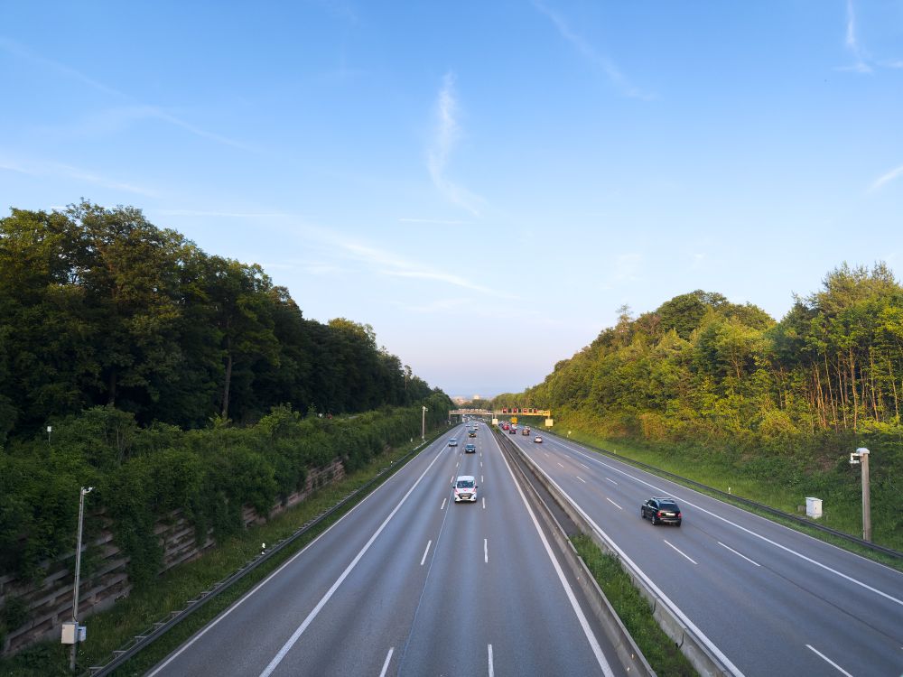 Crossing the German autobahn