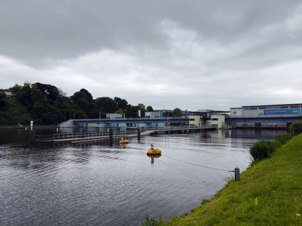 Dam bridge of river Ruhr