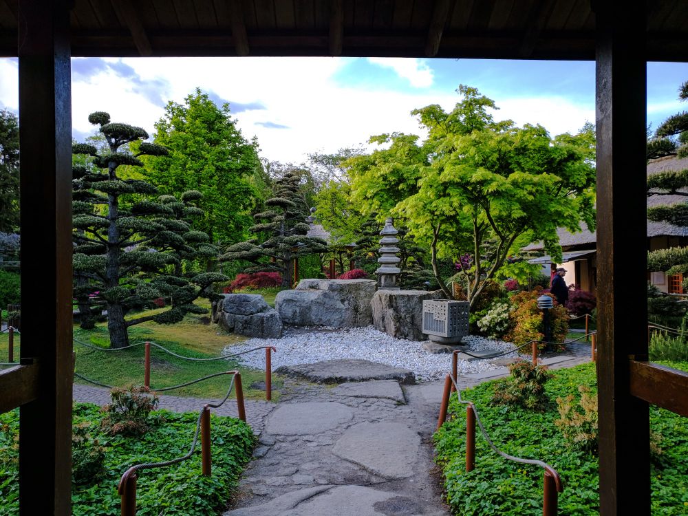 A beautiful Japanese garden in Hamburg