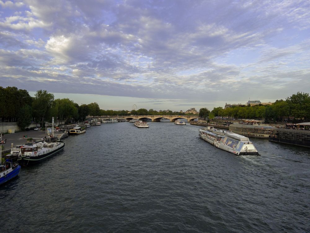 The senna river in Paris