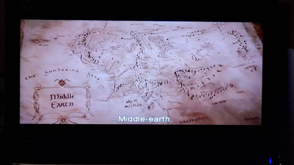 Map of middle earth
