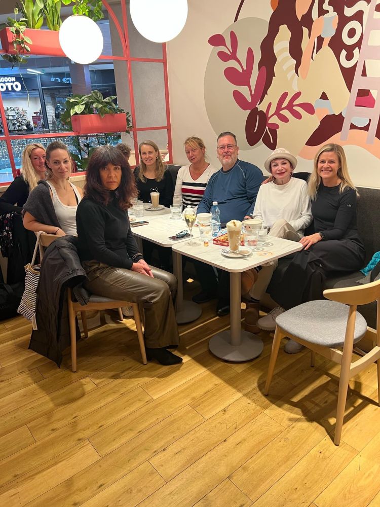 Zumba gathering after class for coffee and a chat - Christmas themed in theory, not so much in practice