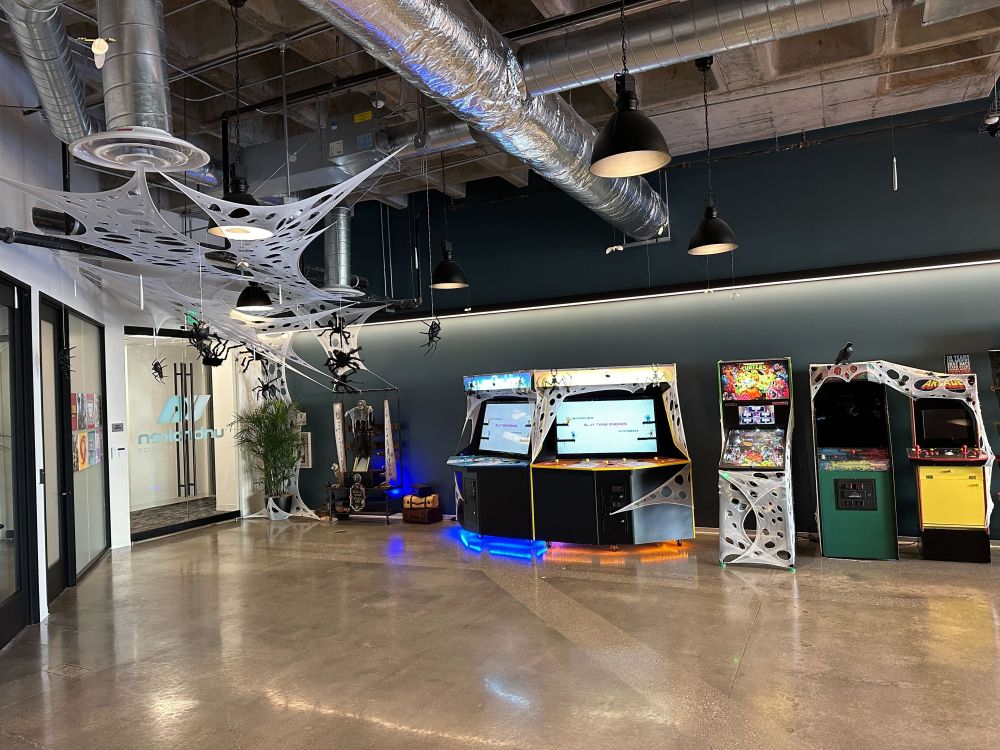 Halloween decor in Unbroken Studios