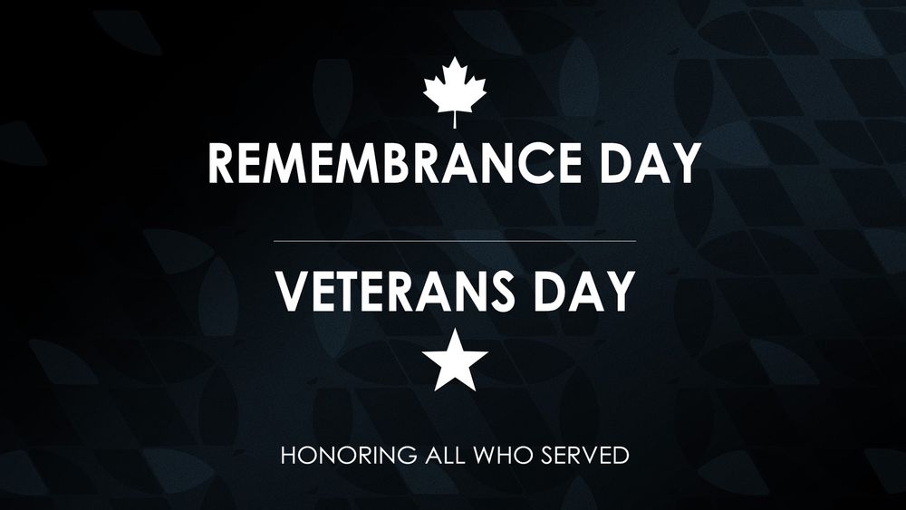 Today, we honor and commemorate all military veterans who served. In observance for both our USA and Canadian staff, our studio is closed for the day. 