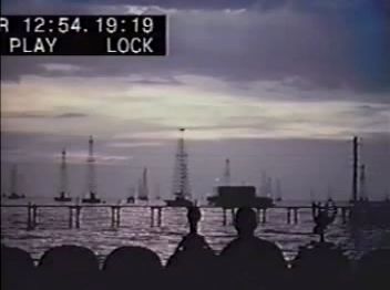 Oil is extracted from Lake Maracaibo. 