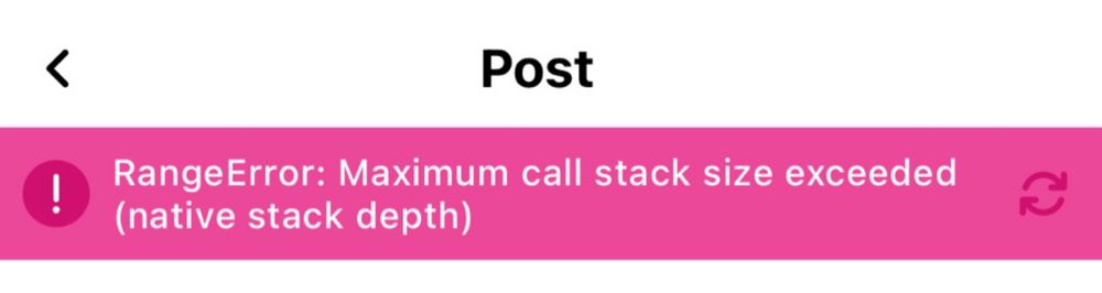 An error message that’s more descriptive than most services would be. 