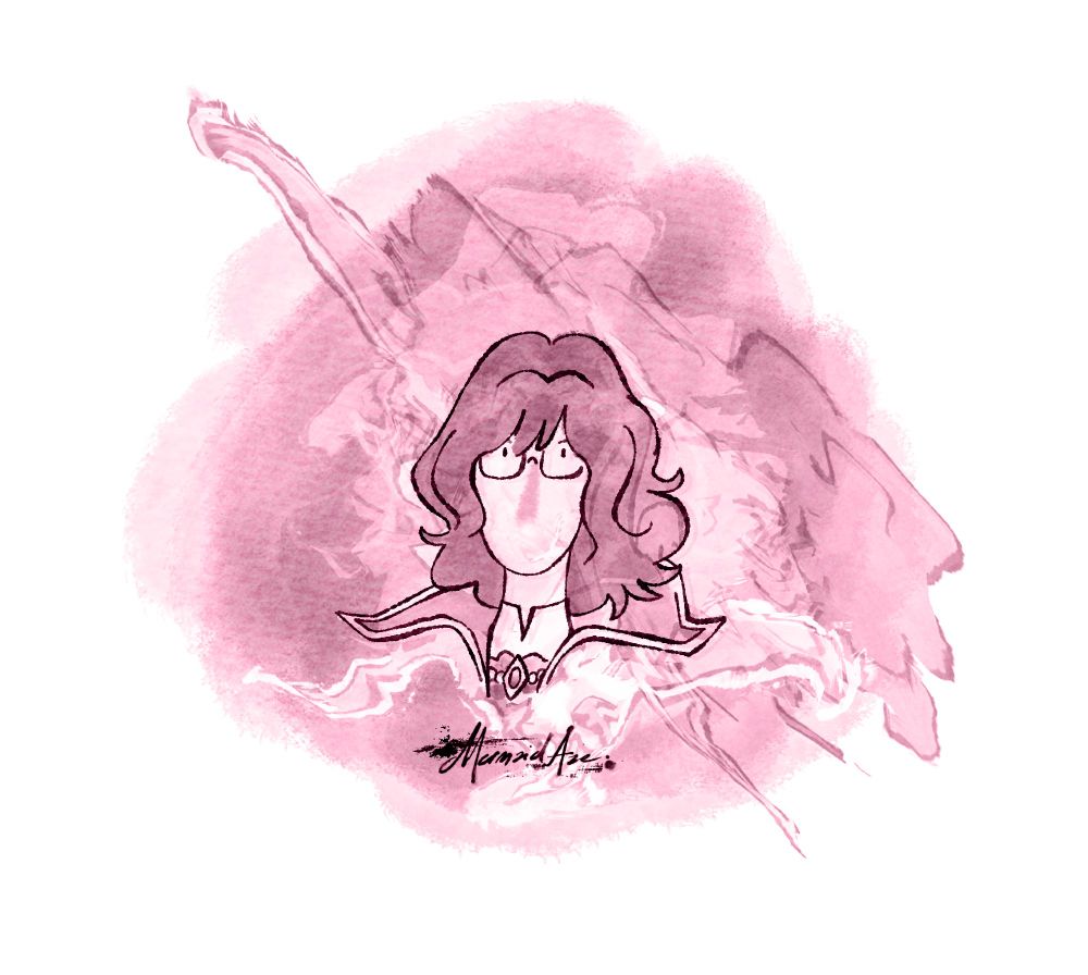 The first picture tinted pink