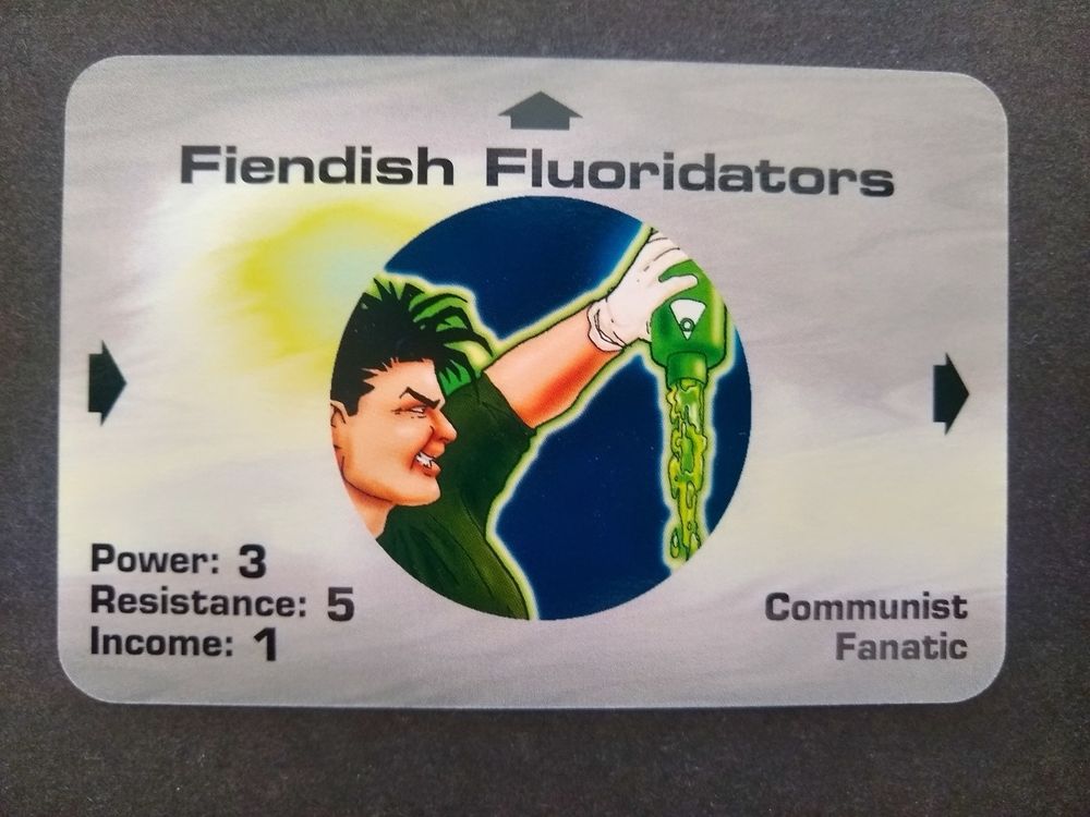 the Fiendish Fluoridators card from the original Illuminati deck