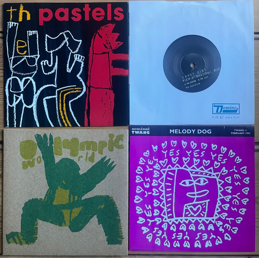 Pastels… Sandy Dirt… Olympic World of Pastelism… Melody Dog 7”s