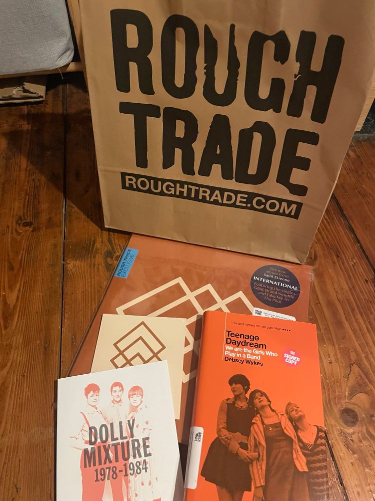 Saint Etienne LP… Debsey Wykes book