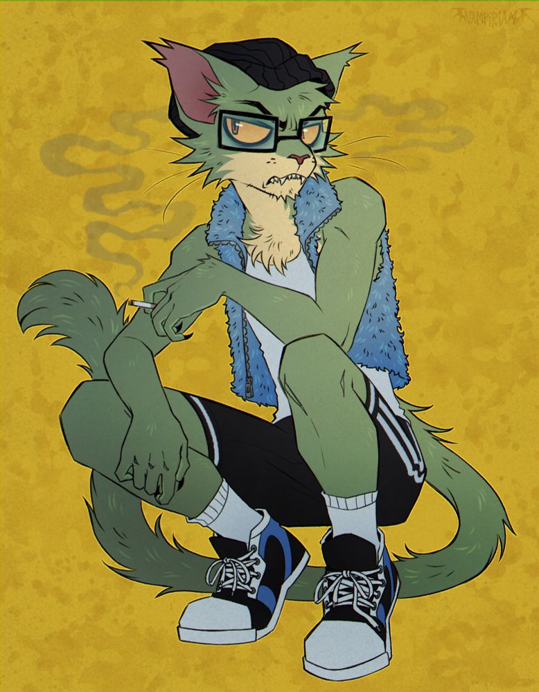my sona, vaz, looking stylish & generally distrustful