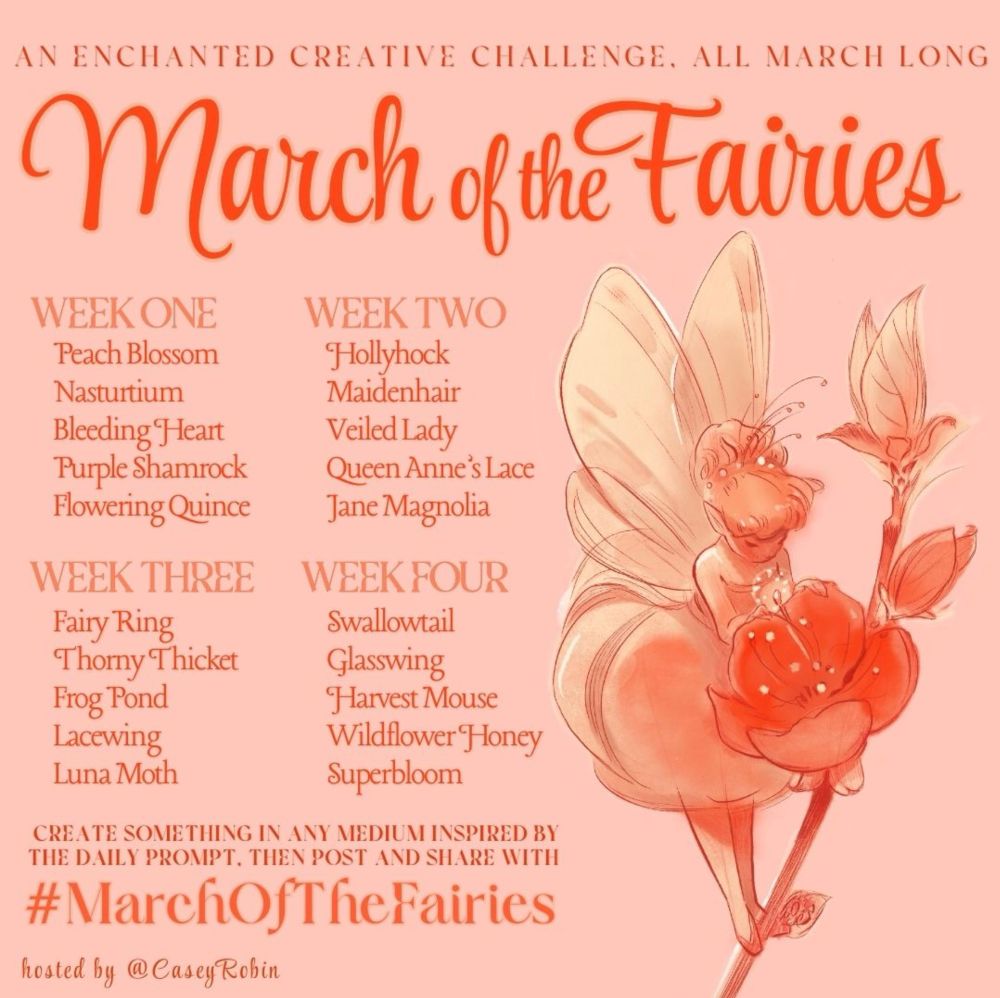 March of the Fairies prompt list by Casey Robin