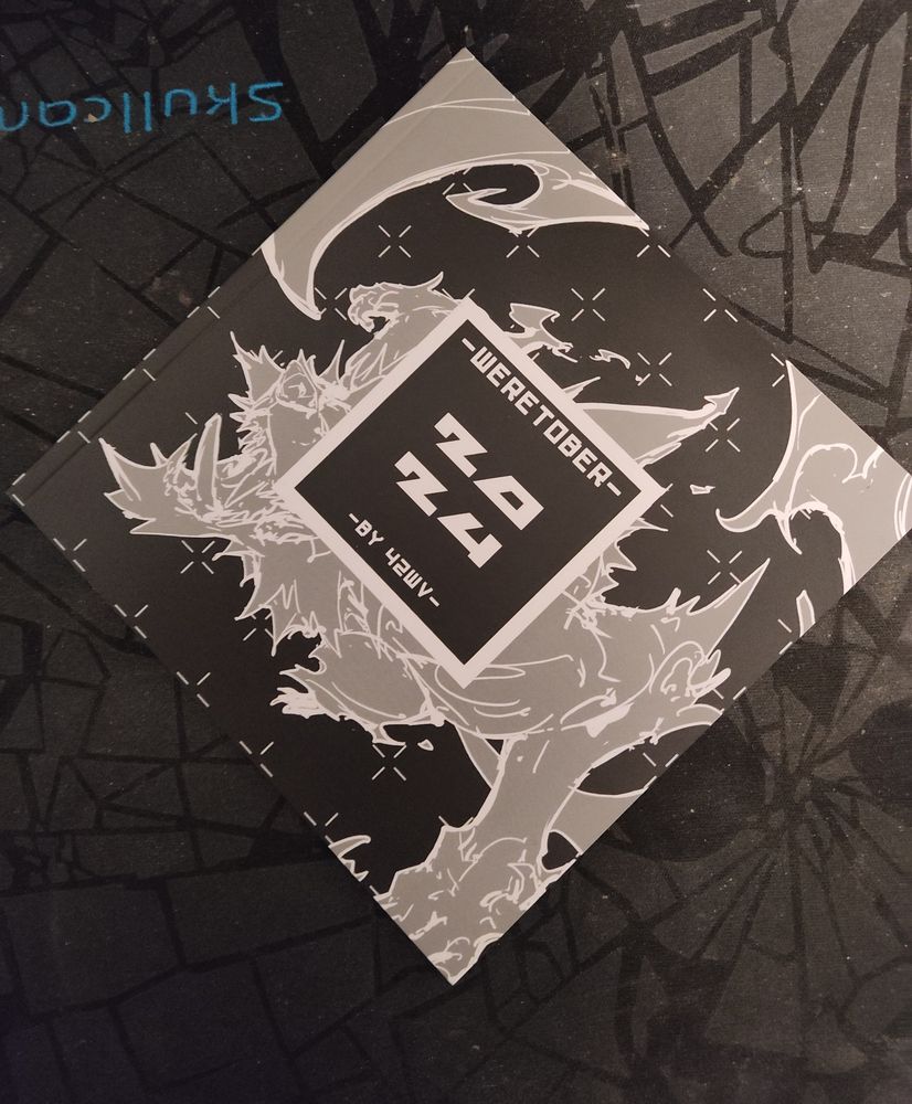 The Weretober 2024 Artbook from Shini.