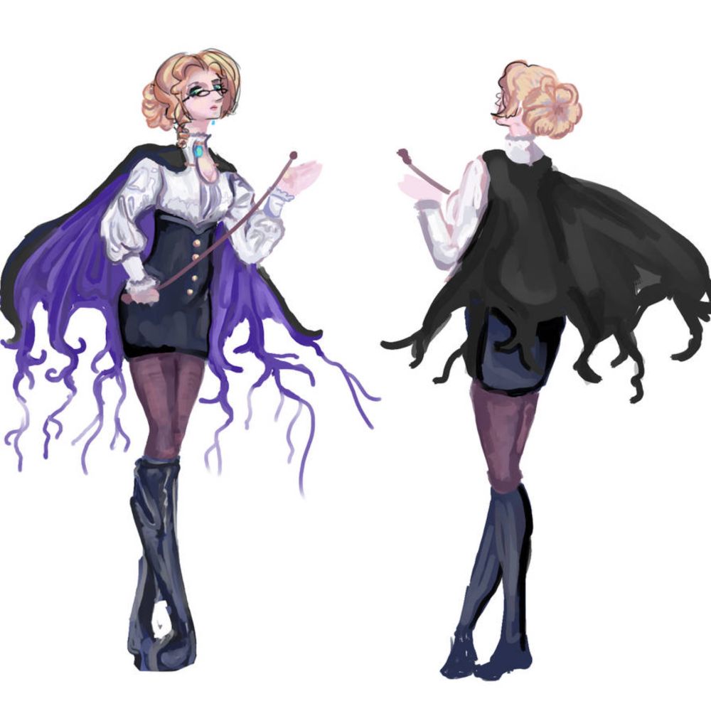 WORK IN PROGRESS (Glynda Goodwitch Two View) by Cheryopki on DeviantArt