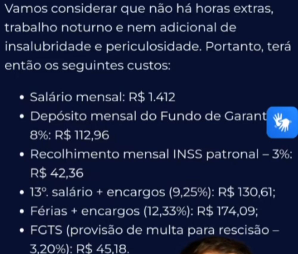 É verdade que o funcionário custa o dobro para o empregador?