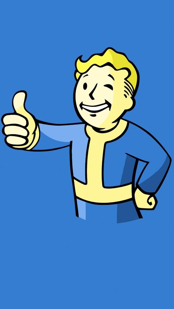 vault boy from fallout being approving
