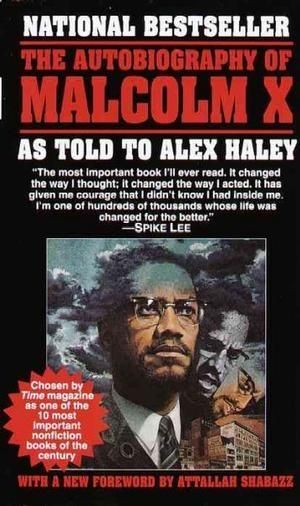 Picture of the paperback edition of "The Autobiography of Malcolm X" as told to author Alex Haley.