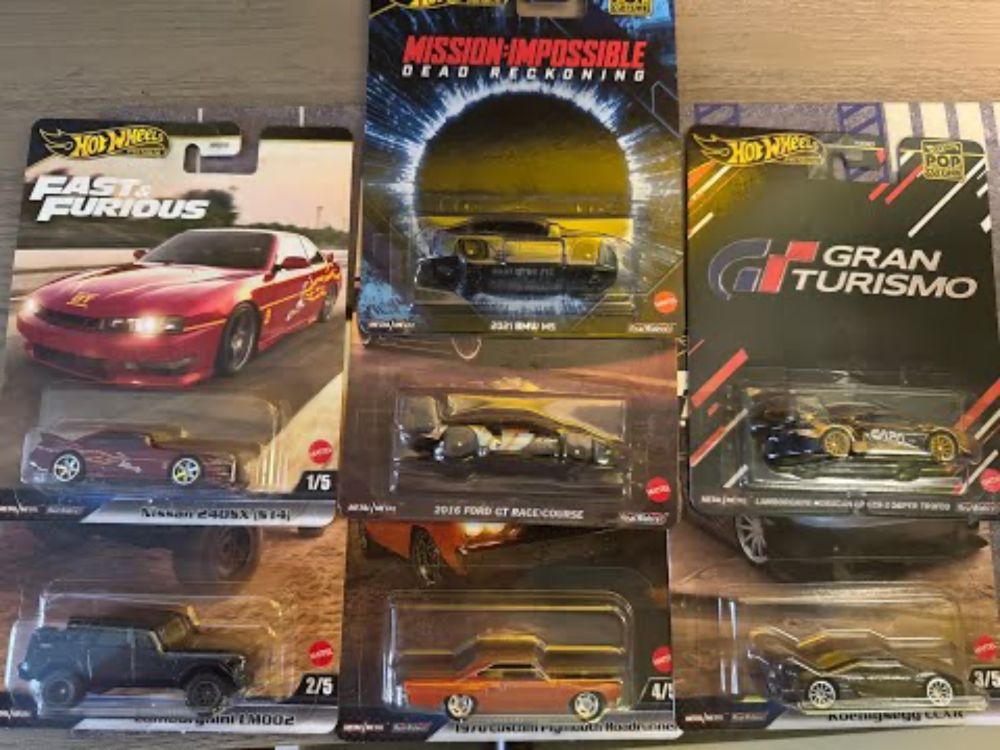 Some new Hot Wheels Premiums. Fast and Furious and Pop Culture