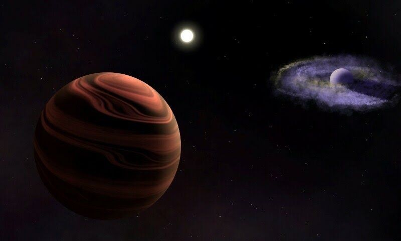 Webb imaged two giant exoplanets orbiting young star YSES-1, 310 light-years away. One has a dusty disk, the other silicate clouds, revealing different stages of development. This rare discovery challenges current models of how planets form.

Image Credit: NASA, ESA, STScI, Nature, Reuters
