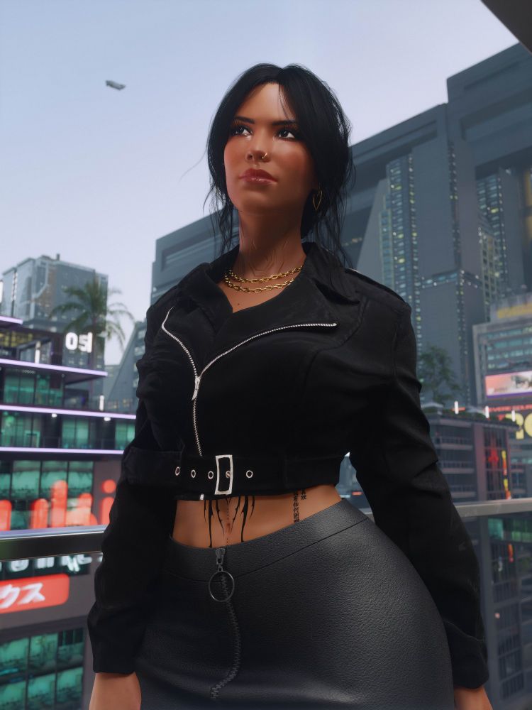 Preview shot for the Greaser Jacket from the Greaser Outfit by TheLoneStrider. 