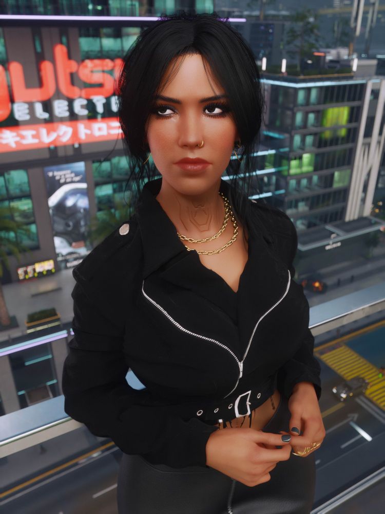 Preview shot for the Greaser Jacket from the Greaser Outfit by TheLoneStrider. 