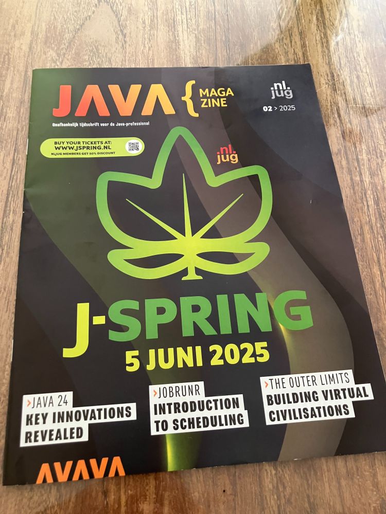 Brand-new edition of Java Magazine - with the J-Spring event on the cover
