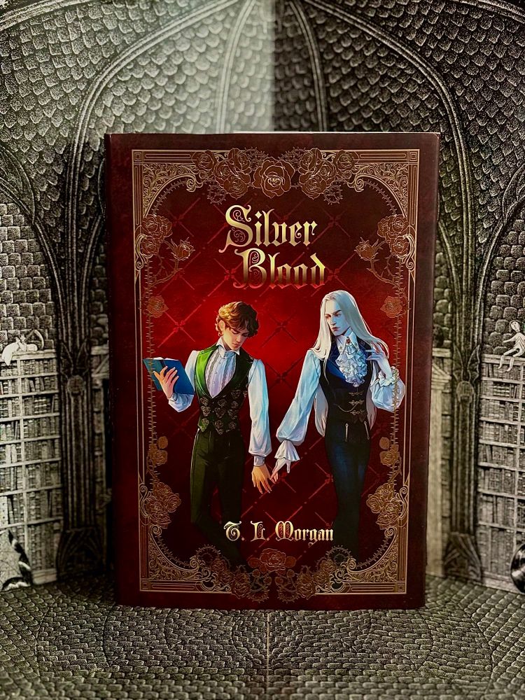 A photo of the book "silver blood" by TL Morgan