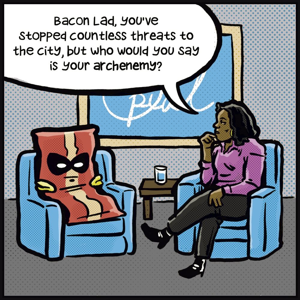 Bacon Lad appearing as a guest on Oprah