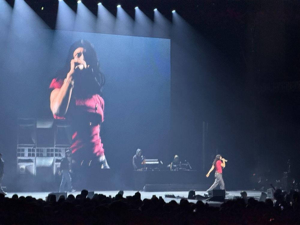 The musical artist Lorde performing at The Armory in Minneapolis