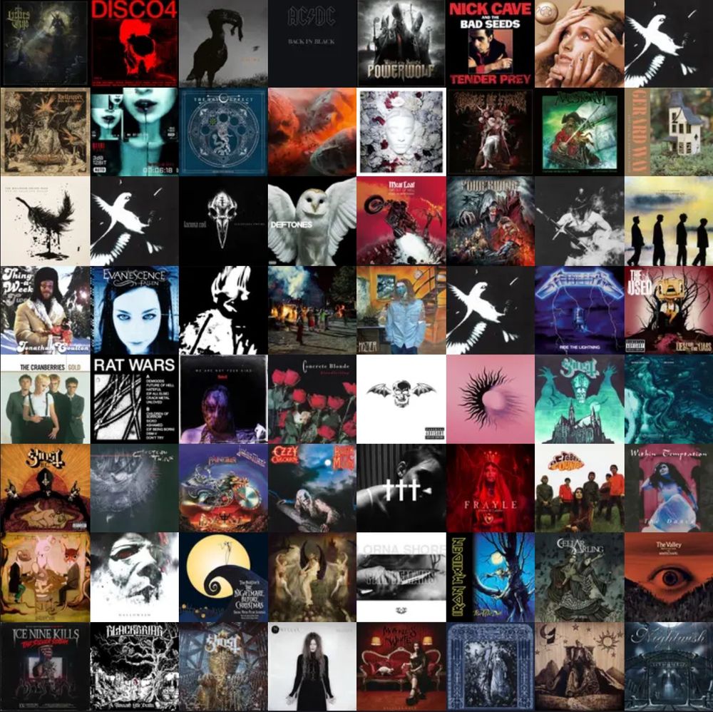 Halloween Playlist Collage