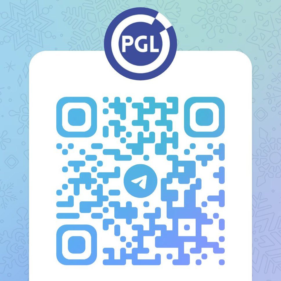 Código QR do canal do Telegram do PGL