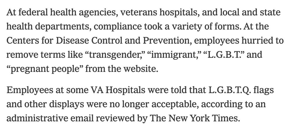 Orders to remove terms like LGBT 