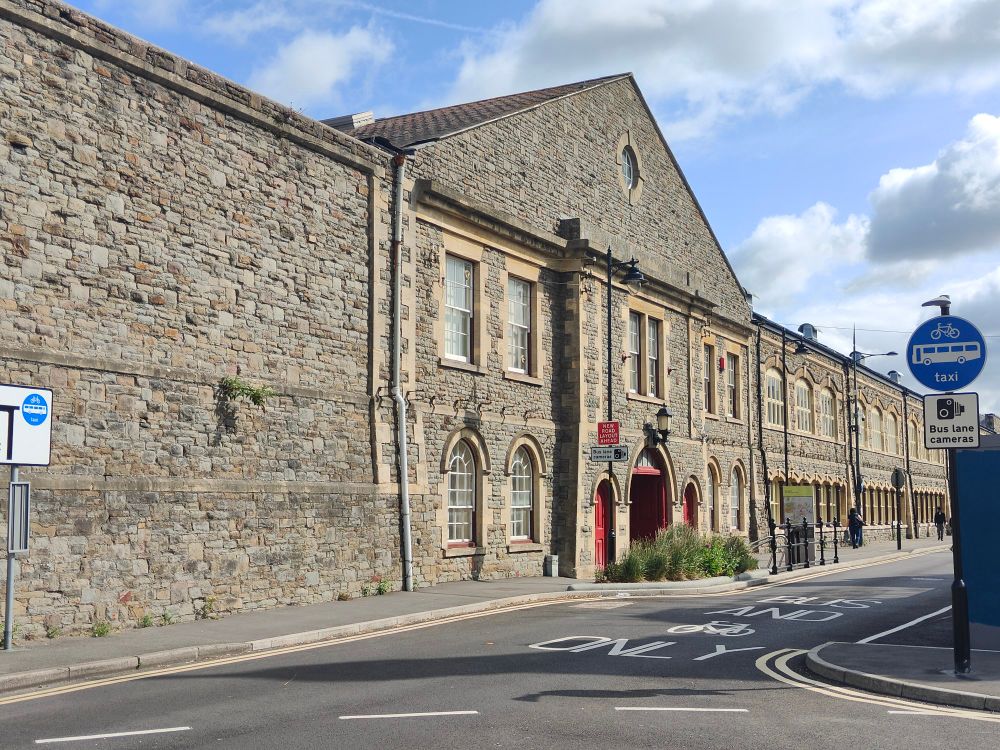 South facade of former Swindon Railway Works 