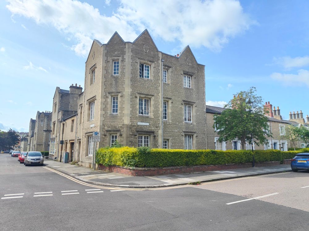Three storey house on street corner 
