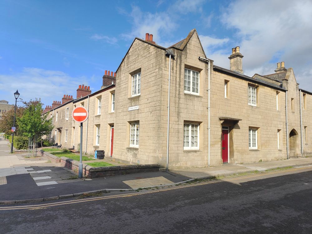 Stone built terrace houses