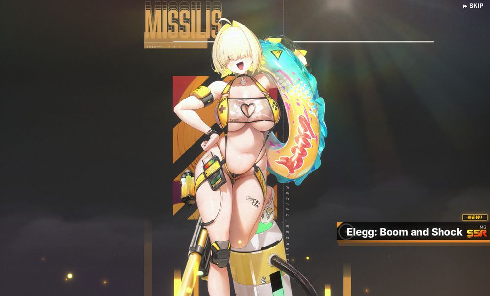 Elegg Boom and Shock from NIKKE
