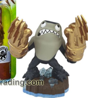 shark with legs and brass knuckles with eyes hilariously rolling back in its head