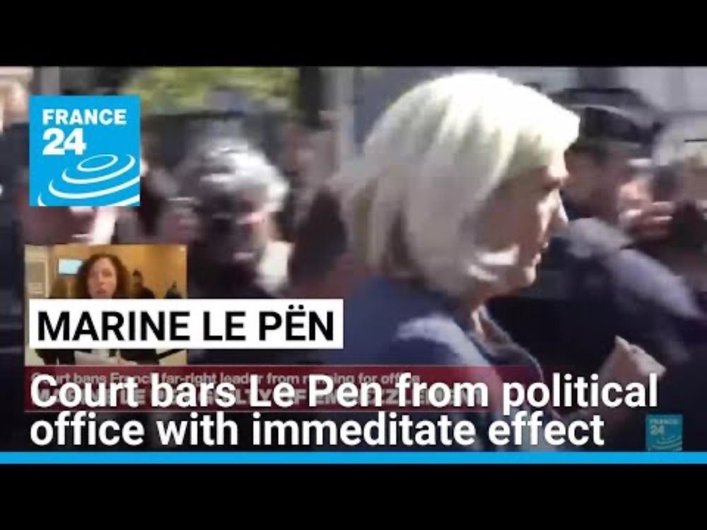 Marine Le Pen banned from running for office with immediate effect • FRANCE 24 English