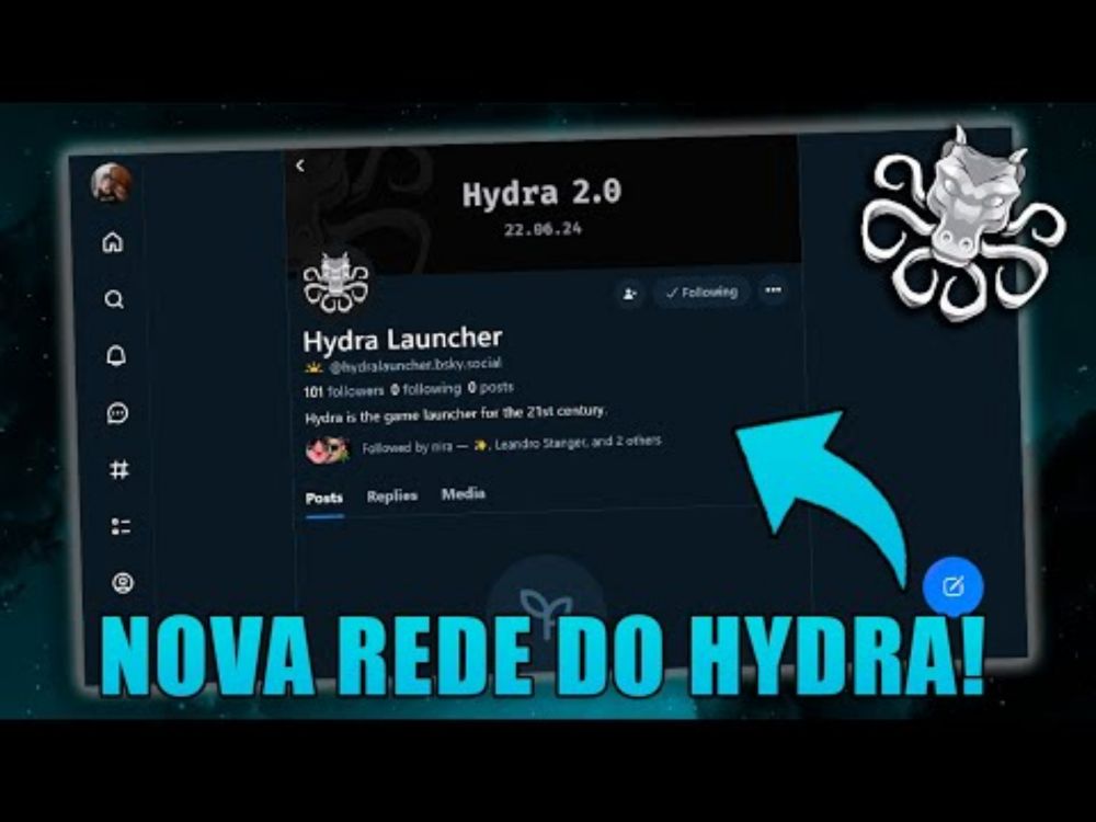 NOVA FONTE OFICIAL DE NOTÍCIAS DO HYDRA LAUNCHER!