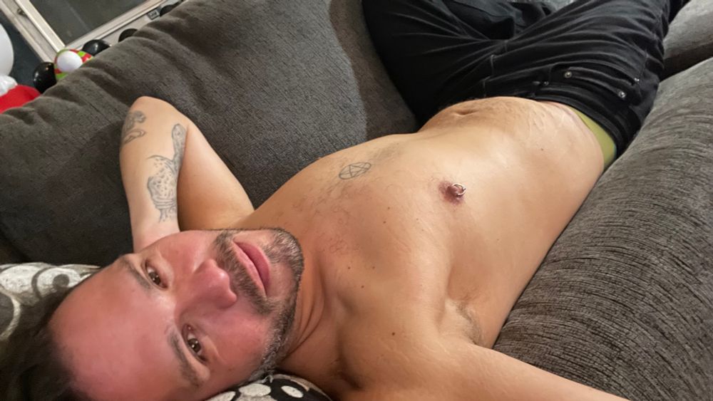 Just a daddy on a couch, shirtless. He’s Mexican and short. You should confess your love now. 