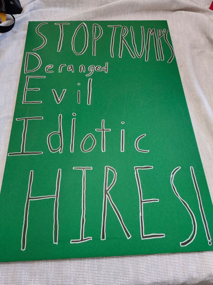 Stop Trump's Deranged Evil Idiotic Hires!