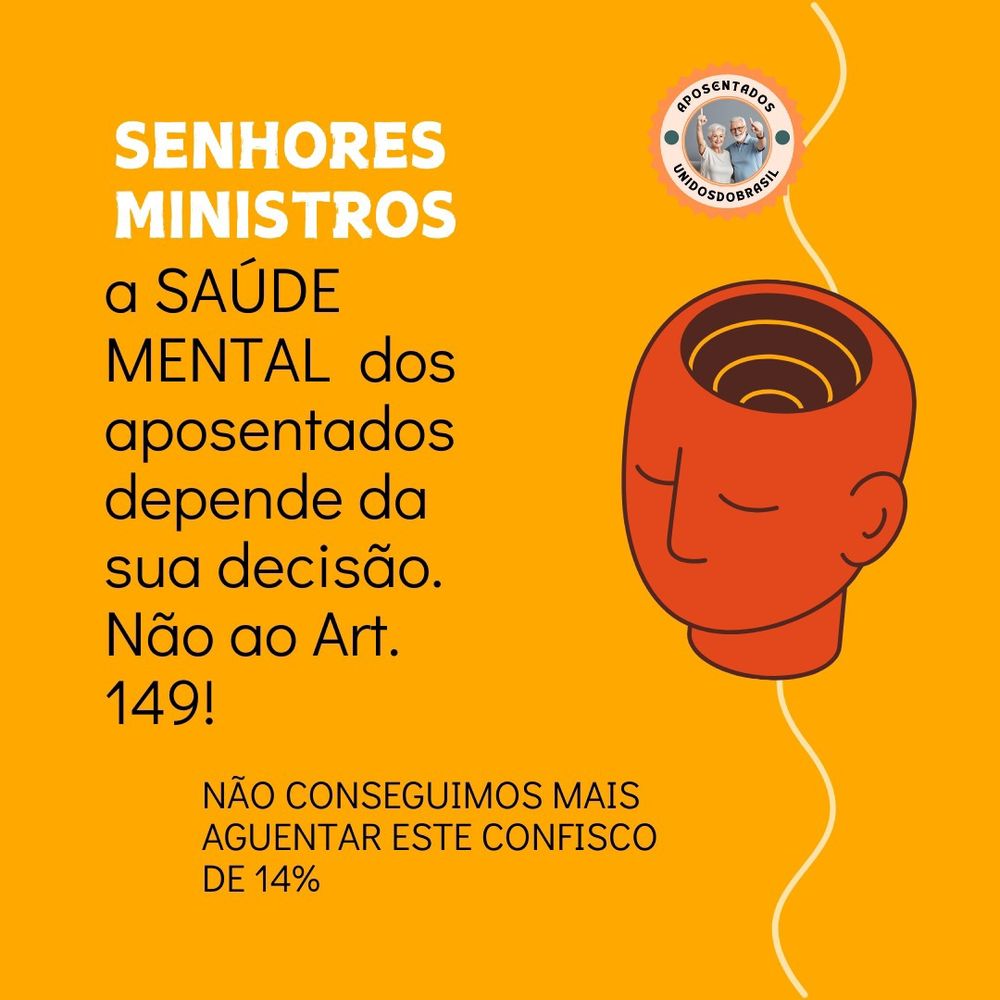 Aposentados esperam justiça. Ministros, votem inconstitucionalidade. 
Min Nunes Marques
Min Andre Mendonça
Min Cristiano Zanin
Min Ministro Flavio Dino
👇
*
#AposentadosImportam