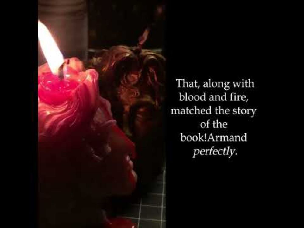 Vampire Armand candle sculpture