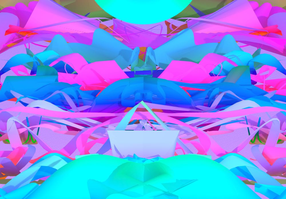 a generative art piece from lucas swick's upcoming Letters of Resilience collection. This one is quite colorful.
