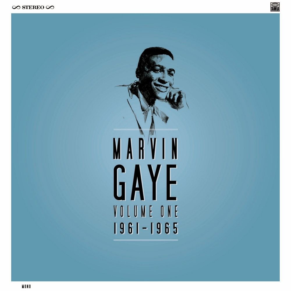 Front cover of "Marvin Gaye Volume One 1961-1965.