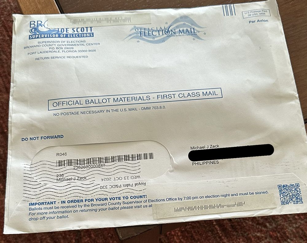 mail-in ballot image