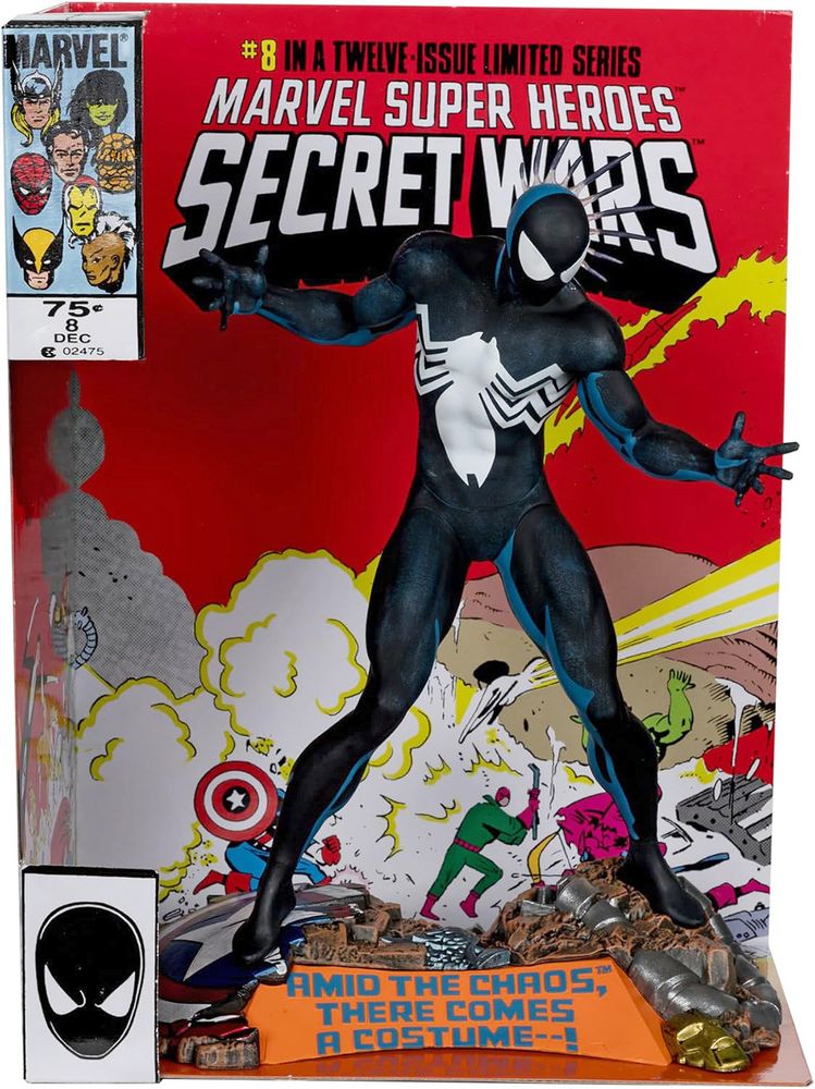 McFarlane Toys Secret Wars 8 Black Suit Spidey