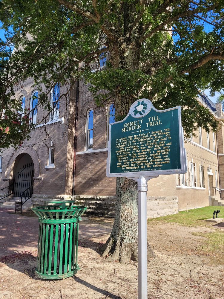 Emmett Till historical marker 
