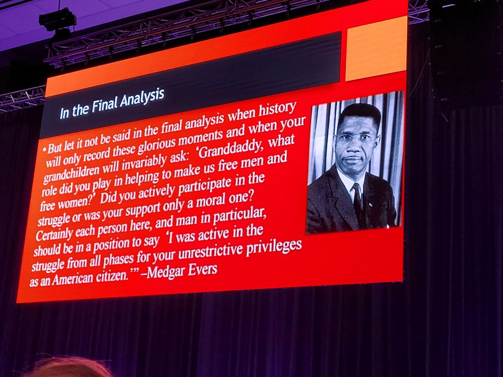 Medgar Evers quote
