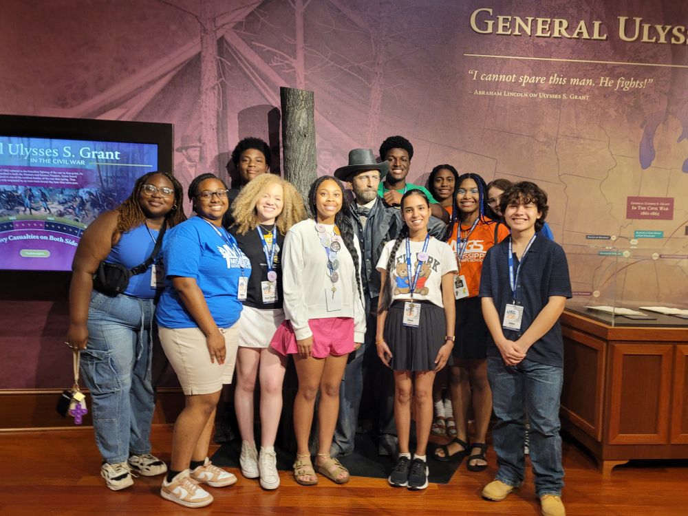 Hanging out with the general at the Ulysses S. Grant Presidential Library